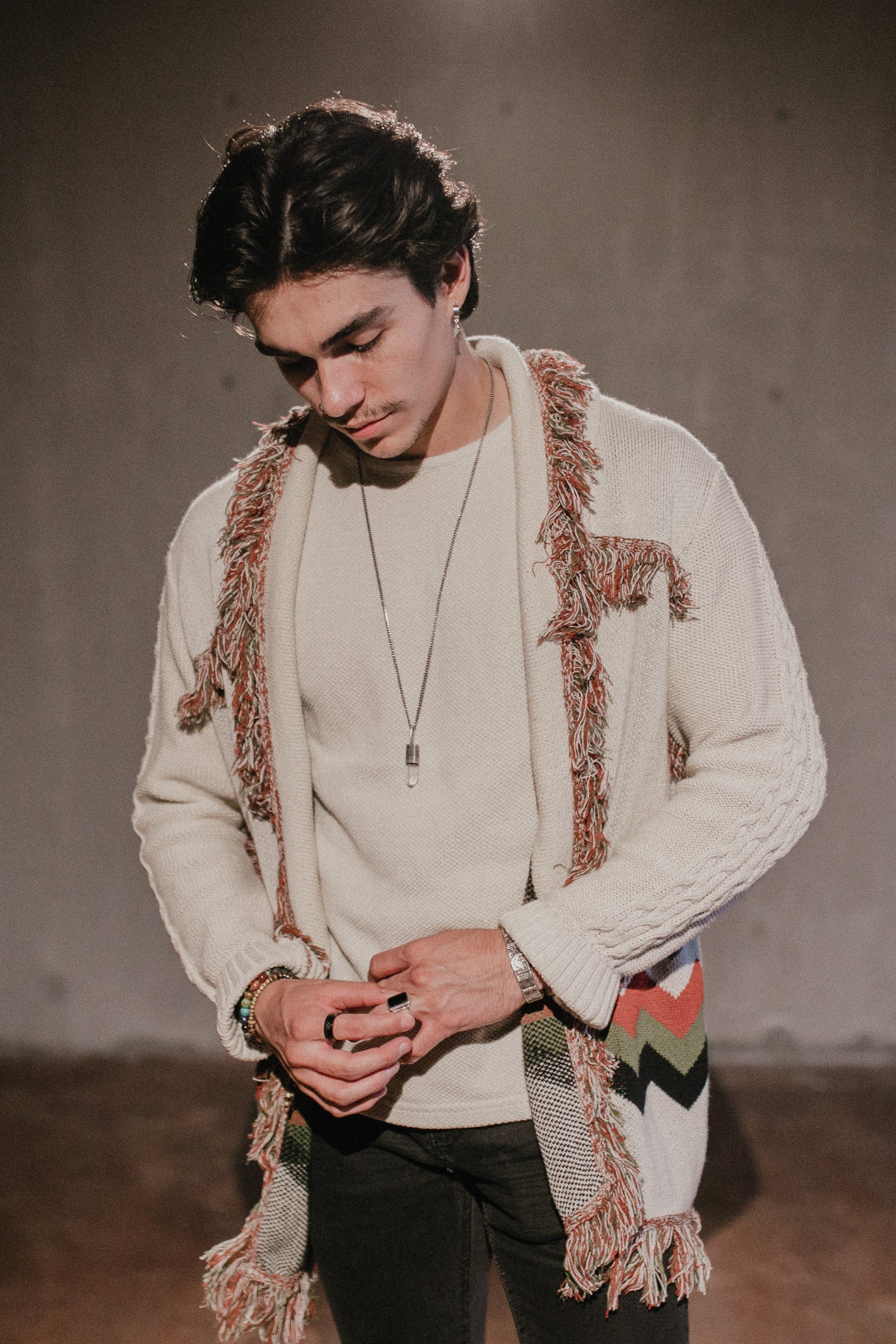 Paricutin V-Neck Heritage Cardigan - Espiritu