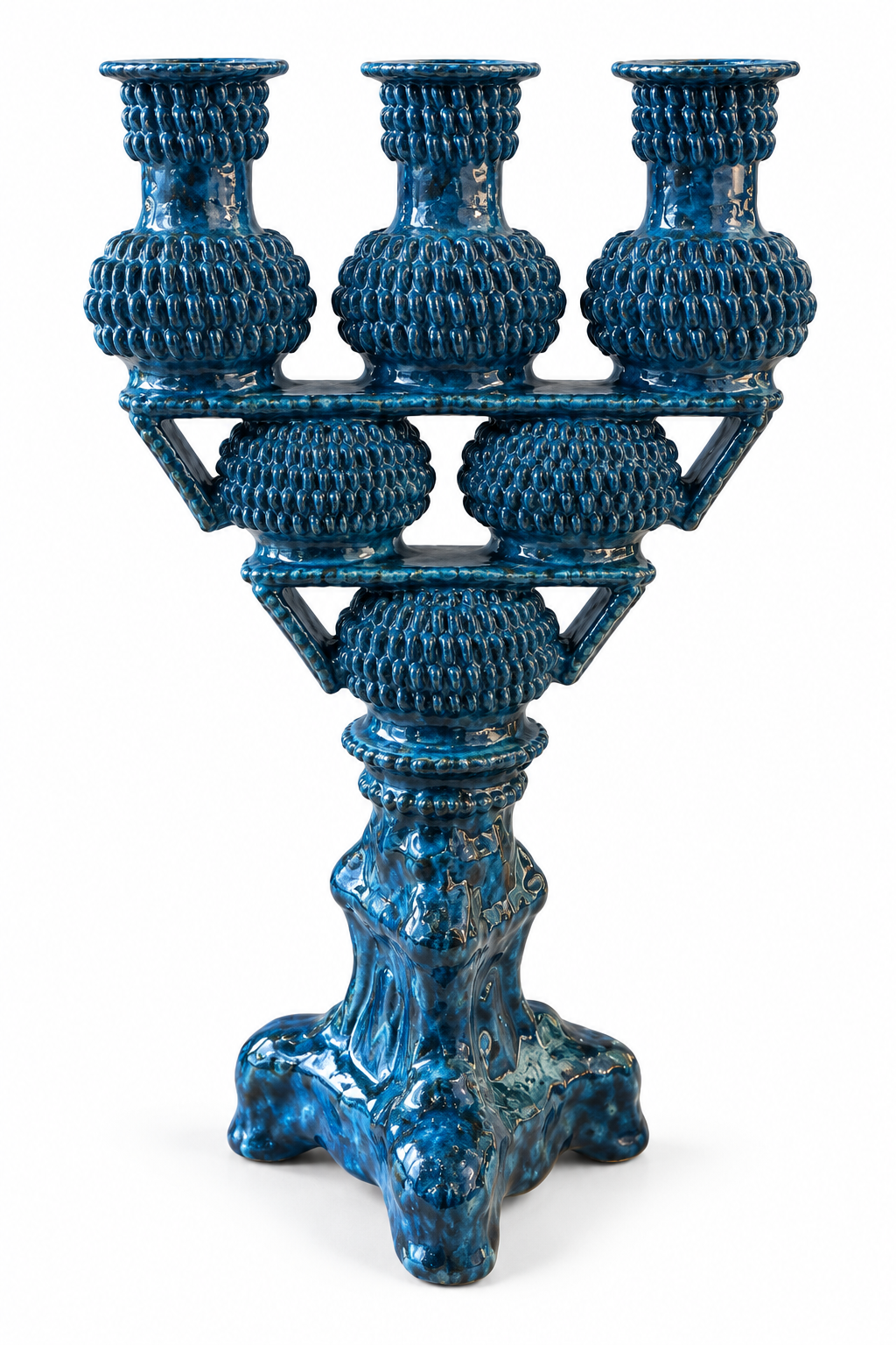 Small Ceramic Candelabra - Espiritu