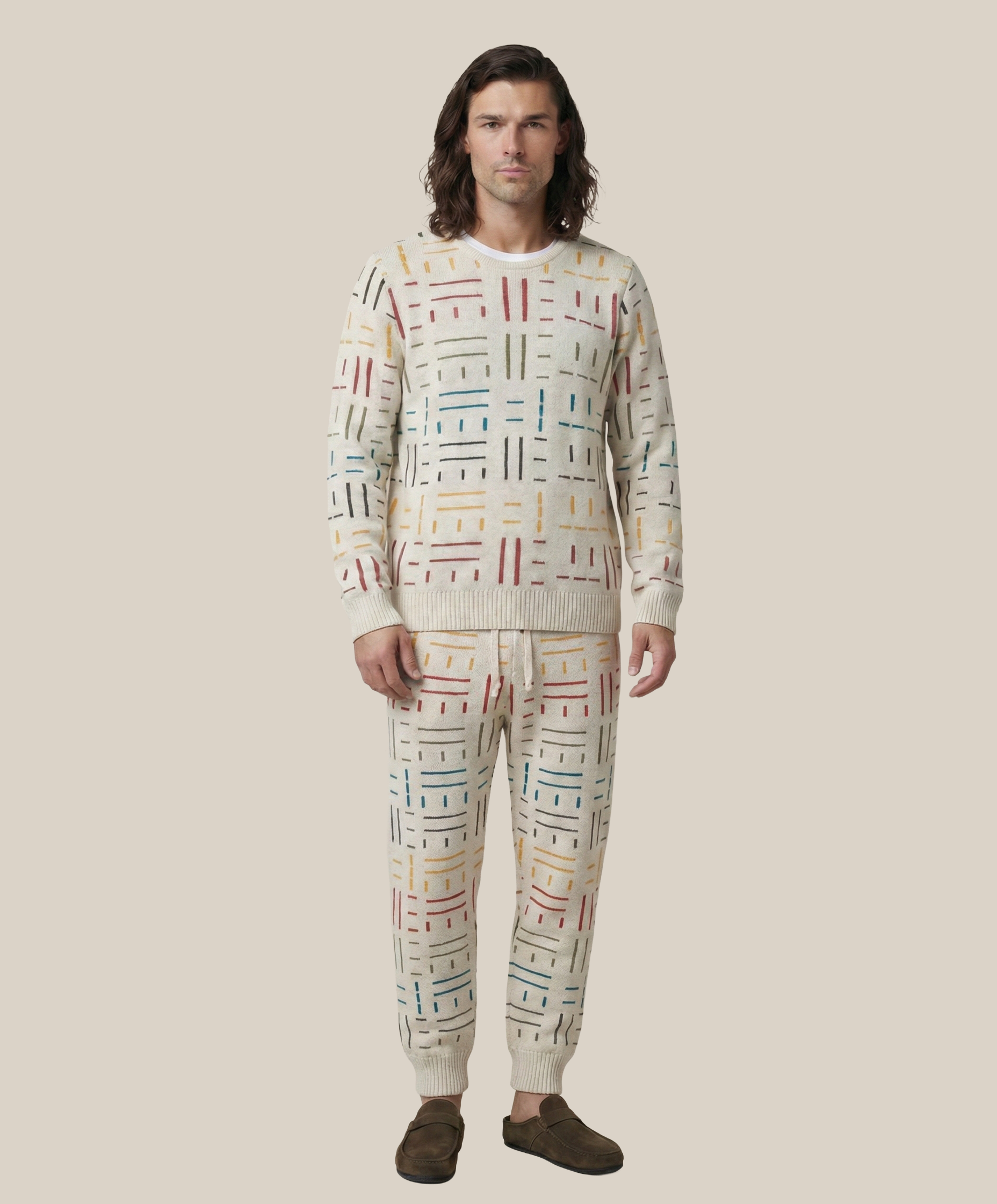 Tonalli Ash & Multicolor Lounge Trousers - Espiritu